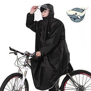 성인용 방수 자전거 우비 안전한 불빛 반사 (WFGQDAZ)
