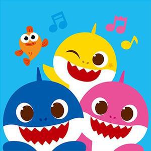 [HY6H11LK_51AJ]DIY 페인팅 핑크퐁 다함께 상어가족 20X20