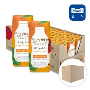 G 매일 상하목장 유기농 사과오렌지케일 주스 125ml 24팩