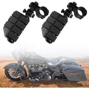 할리 투어 일렉트라 스트리트 글라이드 로드 킹 스포츠터 가와사키 1 (25mm), 1 /4인치 (32mm), 1 /3인치 (34mm) 엔진 가드 개를 위한 모터사이클 하이웨이 페그, 크래시 바 풋 페그 풋레스트
