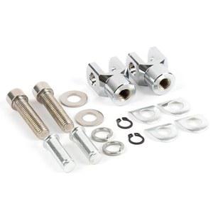 PSLER 후방 조수석 풋 페그, 소프트테일 FXST 로우 라이더 스포츠 글라이드 다이나 FXR FX, 크롬용 마운트 모터사이클 풋레스트 클레비스 키트 지원