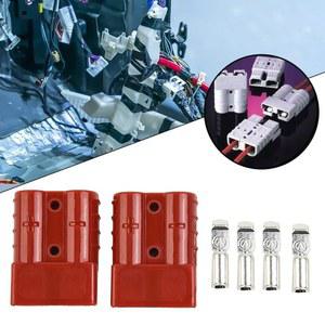 앤더슨 플러그 케이블 단자 배터리 POWER LOGIC 커넥터용, 실버 도금 구리 단자, 6 개 플러그, 48 35 15MM,