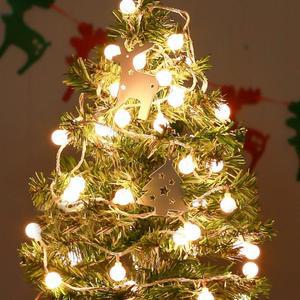 앵두 50구 웜색 점멸 [은하수] 투명선 지니전구(5M)