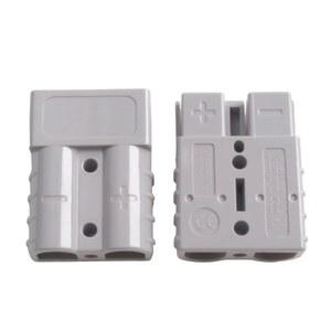 커넥터 플러그용 단자 4 개 포함 2 세트 플러그, 50A 600V 배터리 단자, 지게차 전동 공구 피팅 예비 부품