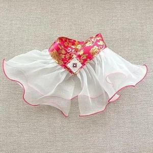 [셀러허브 패션][JHP1Q6TT_51CM]황진이 핸드메이드강아지옷 추석 케이프