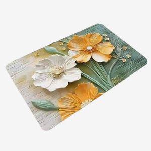 1+1 플라워 규조토 욕실 발매트 P0000TPA