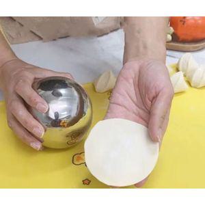 볼 롤링 만두피 머신 반죽 롤러 기계 스테인레스 핀