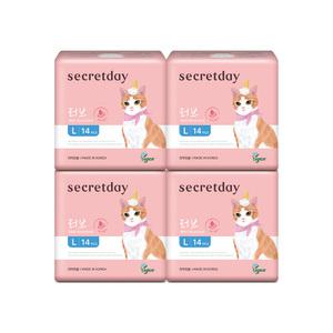 시크릿데이 러브Plus 대형 14P X 4팩
