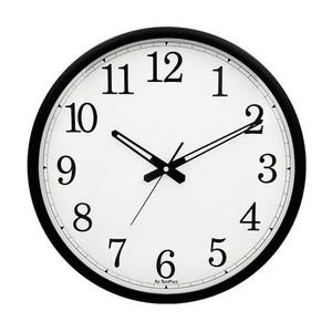 큰숫자 무소음 대형 벽시계 사무실 거실 벽걸이 인테리어 개업 선물 블랙 40cm 국내