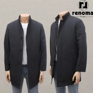 [롯데백화점]레노마 [패딩내피]SS 그레이 간절기 최고급 프리미엄 트렌치 반코트 RIOPBH02AJD