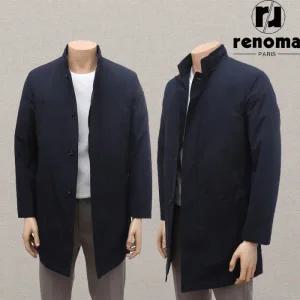 [롯데백화점]레노마 [패딩내피]SS 간절기 네이비 최고급 프리미엄 트렌치 반코트 RIOPBH03AJD