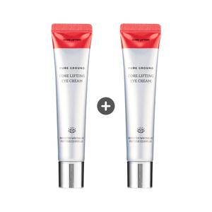 퓨어그라운드 미백 주름 보습 코어리프팅 아이크림 40ml 2개