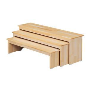 어린이집 유희실 3단 원목벤치 단체활동 반별 앉기구성 교실 영유아 공동놀이실 가로 학급