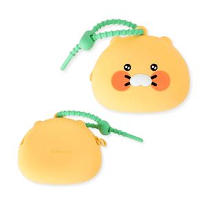 춘식이 굿즈 춘식얼굴 미니 실리콘 파우치 8.3x7.3cm