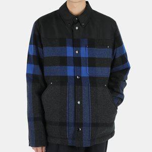 [버버리] 남성 오버핏 체크 셔츠 자켓(블랙/블루) 8047775 B1527