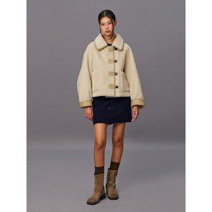 [CC콜렉트](대전신세계)[씨씨콜렉트]리버시블 크롭 인조무스탕 ( C244PSJ761 )