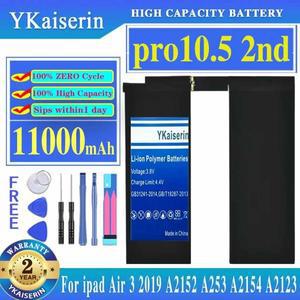 호환 애플 아이패드에어 3 2019 Pro10.5 2nd A2152 A253 A2154 A2123 11000mAh 태블릿 배터리