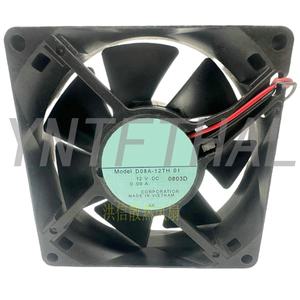 8025 D08A-12TH 01 DC12V 0.09A 2 선 냉각 선풍기