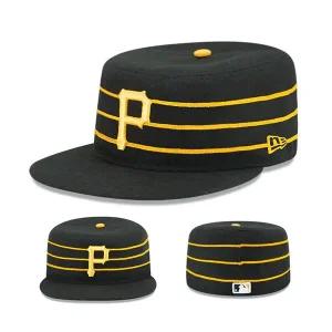 [관부가세포함] 뉴에라 피츠버그 파이리츠 피티드 햇 MLB 정품 ALT2 2017 필박스 스트라이프 캡