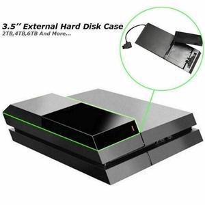 하드 드라이브 HDD 인클로저 호환 소니 PS4 외장형 케이스 데이터 은행 게임 호스트 수납함 케이지3.5 인치