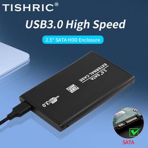 TISHRIC 고속 HDD 케이스 외장 하드 드라이브 Optibay 인클로저 USB 3/2 Sata to 2.5 인치 하드디스크 박스