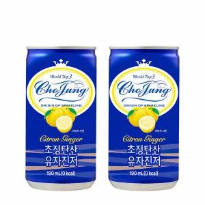 초정탄산수190ml(유자진저) x 30캔