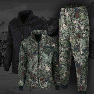 밀리터리 깔깔이 국산 점퍼 팬츠 세트 군인 바지 군용 작업복