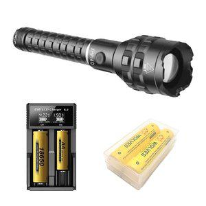 아웃도어 해루질 전술 경비 12000루멘 LED랜턴 풀세트 (WFGOOXW)