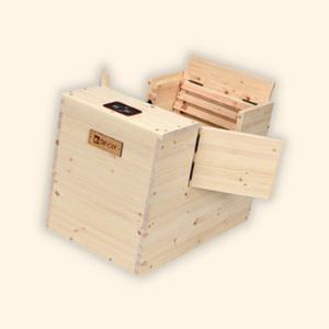 편백나무 반신욕기 가정용 건식 사우나 53 90 64cm 양문형