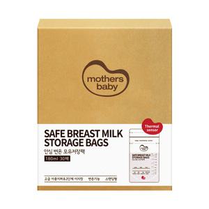 마더스베이비 안심변온 모유저장팩 180mlX30매