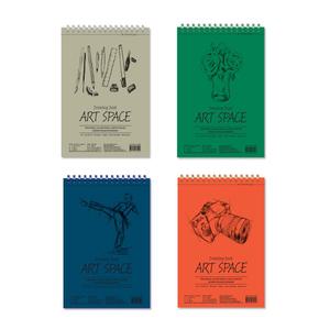 양지 아트스페이스 드로잉북 A4 80매 스케치노트 크로키공책 수채화 마카 연필 파스텔