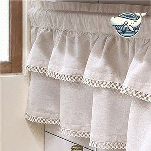 주방 창문 인테리어 미니커튼 레이스 프릴 (WFH6UAQ)