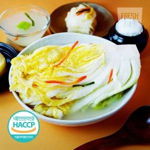 [보리보리/프레시데이]국내산 재료 남부식 프리미엄 백김치 5kg