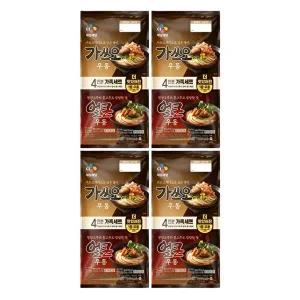 [CJ제일제당][T]가쓰오우동466g(2인)+얼큰우동464g(2인) x4개