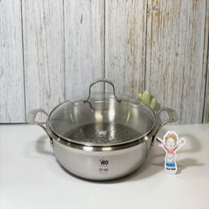 ELO 프리미엄라인 통3중 스텐찜웍 28cm전골냄비 튀김냄비 찜기