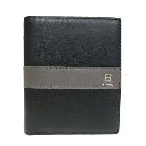 [롯데백화점]에스콰이아 신상 엣지 그레이 가죽띠 라인 포인트 심플 유니크 남성 중지갑 EODFPN241GY