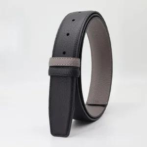 남성벨트 리얼 가죽 교체 투톤 허리띠 명품 몽블랑 페라가모 호환