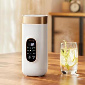 여행용 휴대용 전기 주전자 다기능 가열 컵 스마트 티팟 온도 조절 가능 550ml