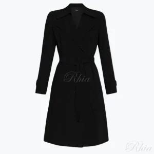 띠어리 애드리멀 크레이프 오크라인 트렌치코트 J0709411 001 크레페 오클레인 트렌치 코트