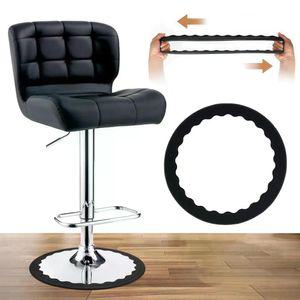 1개 바 스툴 다리 보호대 링 신축성 실리콘 미끄럼 방지 의자 발판 바닥 패드 보호