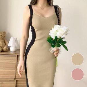 여성 민소매원피스 머메이드원피스 H라인원피스 (3ipPC)