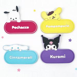 산리오 입체 캐릭터 차콕 문콕방지 도어가드 실리콘 4p 자동차 다용도 문손잡이 부착 활용