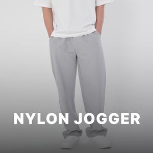 원쁠원 남자 나일론 조거 트레이닝 우븐 팬츠 바스락 경량 3 COLOR 커플아이템