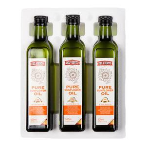 델비엔토 해바라기씨유 500ml X 3병 안전포장 스페인 프리미엄 오일 천연토코페롤 비타민E