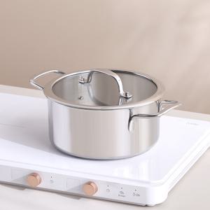 [리벤스] 그랜드 스텐 바닥3중 IH 인덕션 겸용 양수냄비 20cm