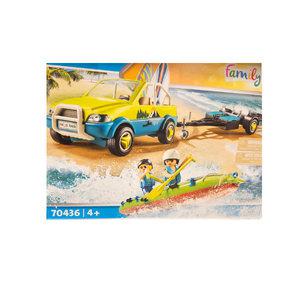 플레이모빌 70436 해변 자동차와 카누 피규어