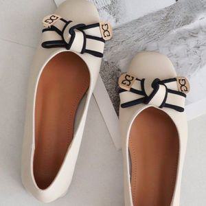 메린 여성 리본 플랫슈즈 단화 (2color) TS804