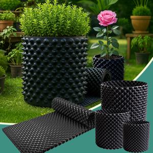 숨쉬는 블루베리 대형 화분 텃밭 계란판 슬릿 과습방지 화분 플라스틱 조립식 분갈이 마술 묘목 뿌리 옥상