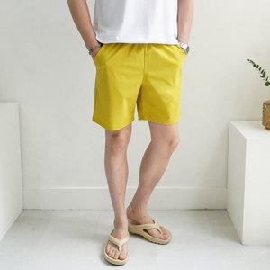 [쿼터]3XL까지 남자 아이스 냉감 링클프리 워셔블 밴딩 반바지 빅사이즈