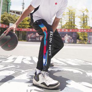 농구긴바지 팬츠 남성용 봄 여름 트레이닝 훈련복 하의 캐주얼 통기성 운동